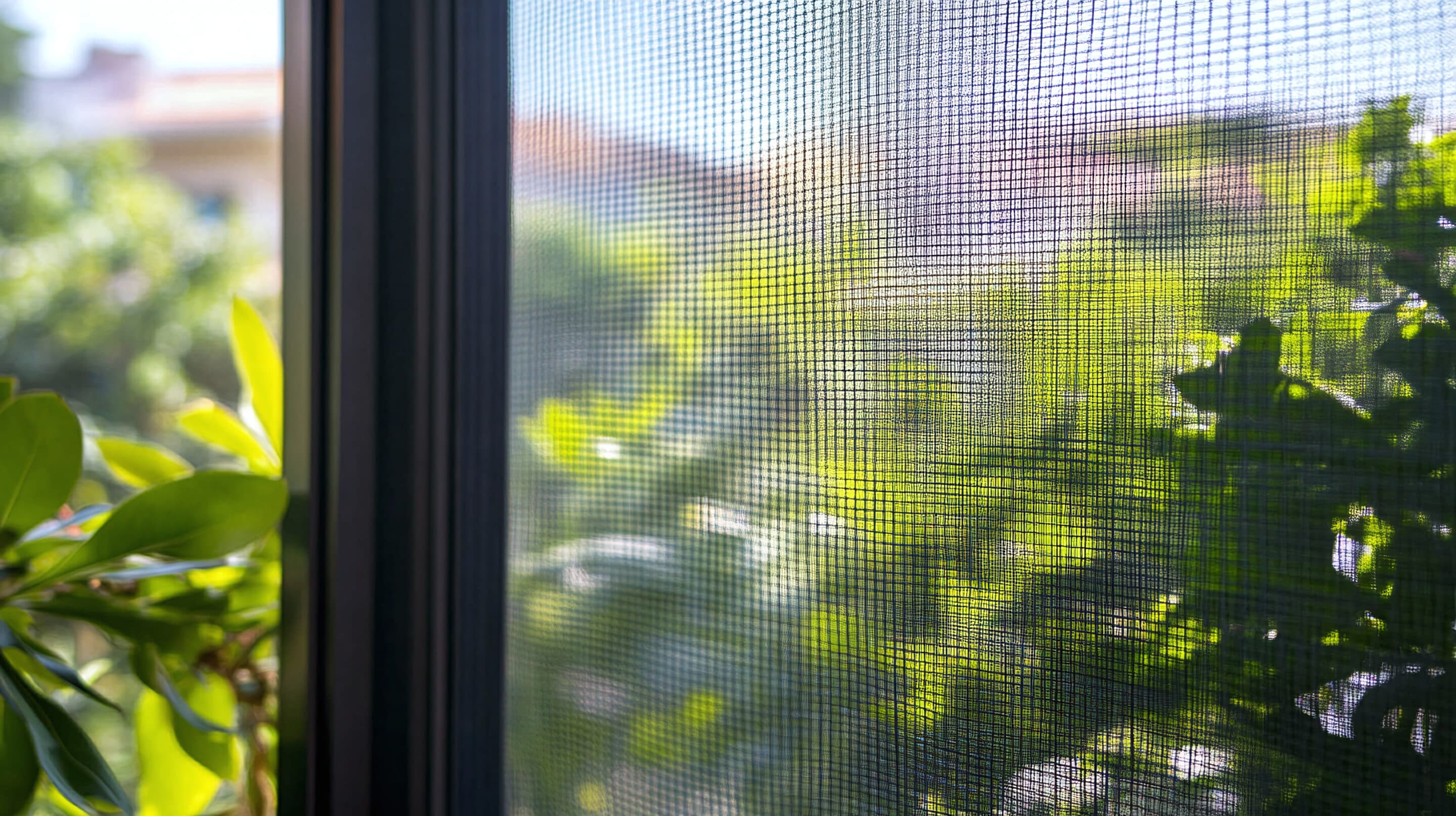 mosquito net wire screen on house window protection against insect